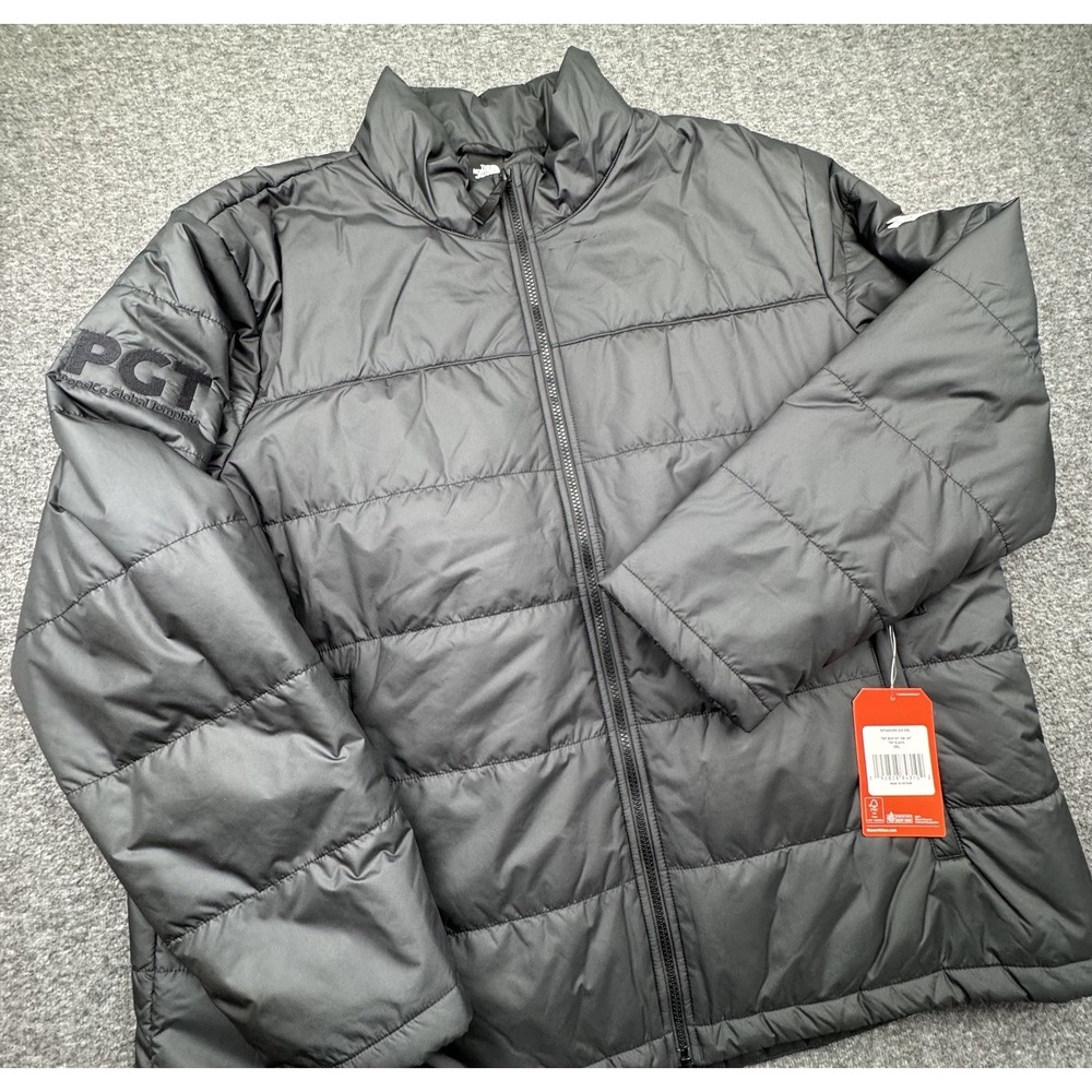 North Face Everyday Insulated Puffer Jacket Men's Sz 3XL XXXL Black Quilted FLAW
